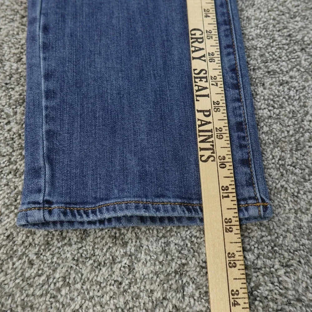 Lucky Brand Jeans Mens 34X32 Dark Blue Denim Pants 221 Straight Stretch Preppy‎